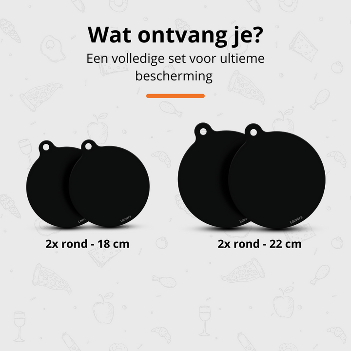 Inductie beschermer - Zwart