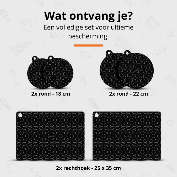 Inductie beschermer - Grijs