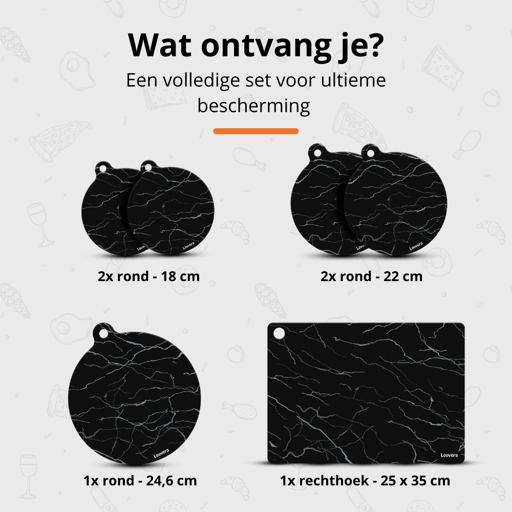 Inductie beschermer - Marmer